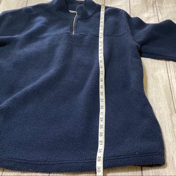 Wallin & Bros Nordstrom Navy Fleece 1/4 Zip Up - Picture 8 of 8